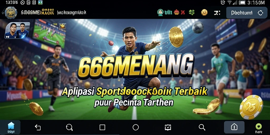 Tampilan utama gameplay taruhan olahraga di 666MENANG.