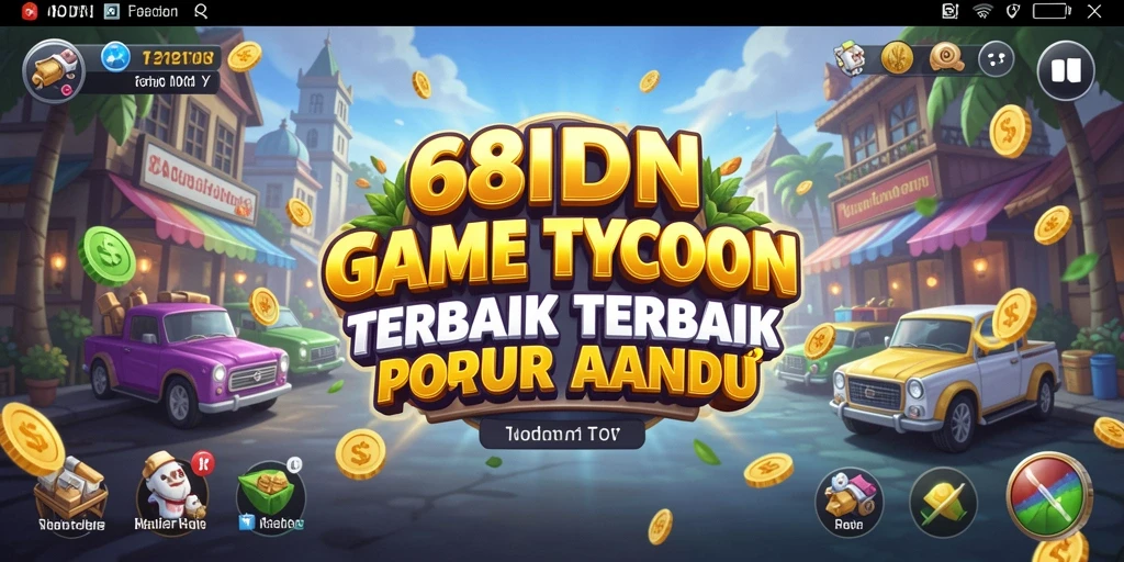Tangkapan layar utama memperlihatkan gameplay mengelola bisnis Tycoon.