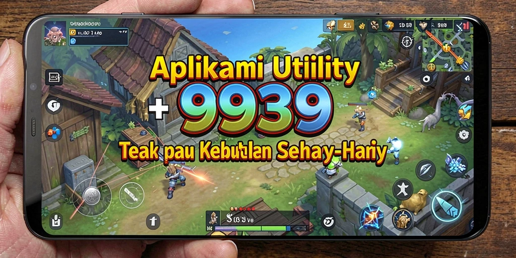 Tampilan utama aplikasi 9939 dengan berbagai fitur utility.