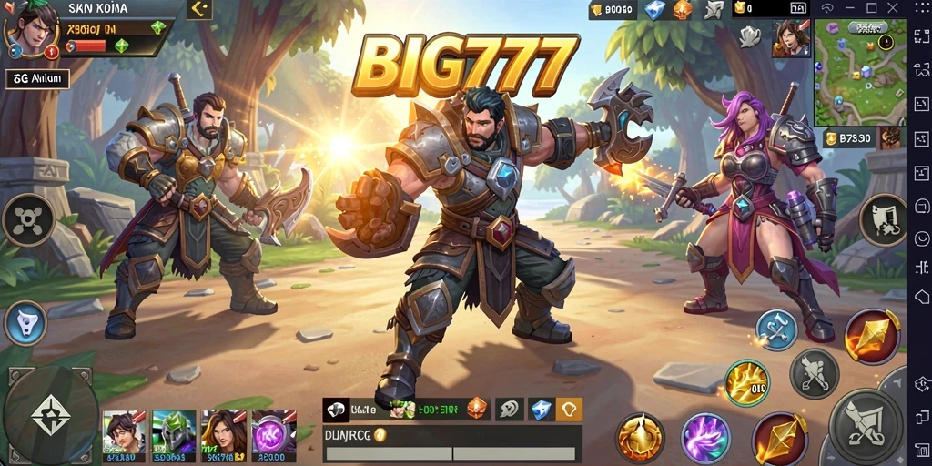 Tangkapan layar menunjukkan aksi seru dalam permainan RPG.