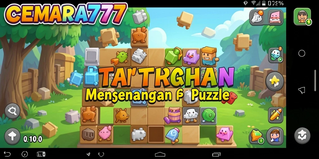 Gameplay CEMARA777 menampilkan tantangan puzzle yang menarik.