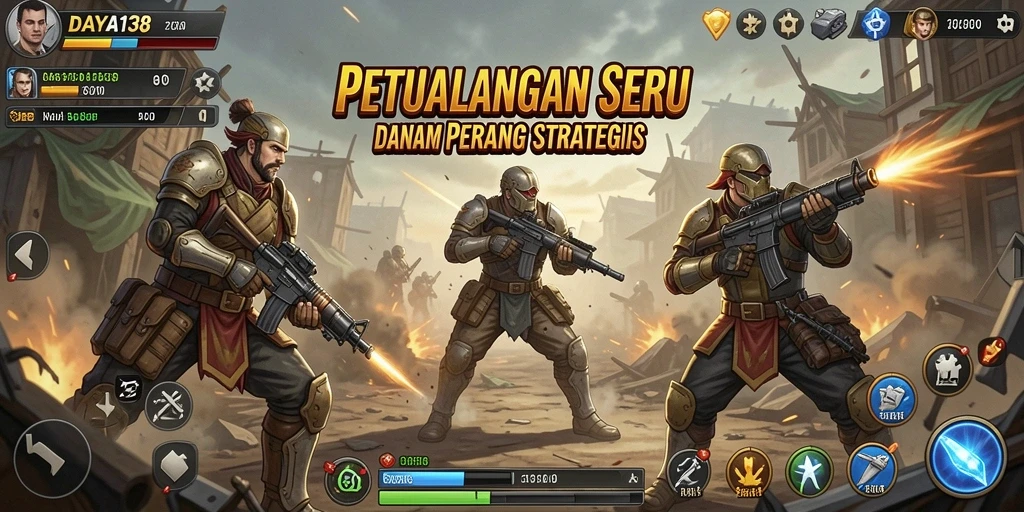 Tampilan gameplay seru dan strategis dari DAYA138.