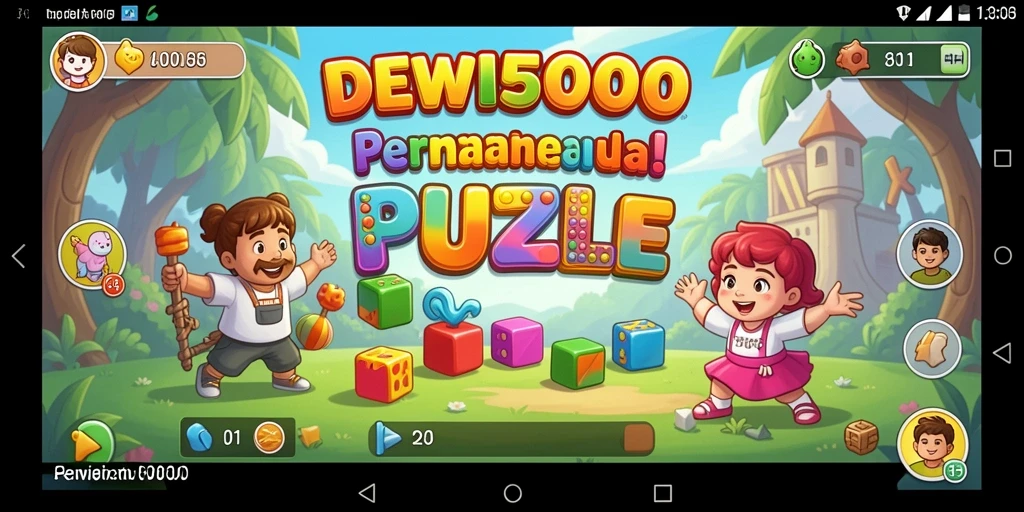 Tangkapan layar DEWI5000 menunjukkan gameplay puzzle yang menantang.