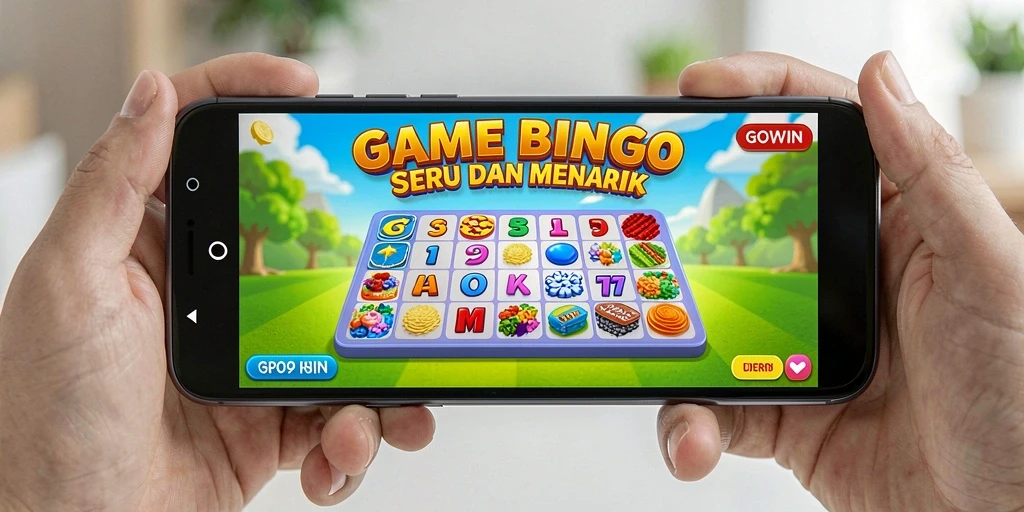 Screenshot GOWIN menampilkan gameplay Bingo yang seru dan menarik.