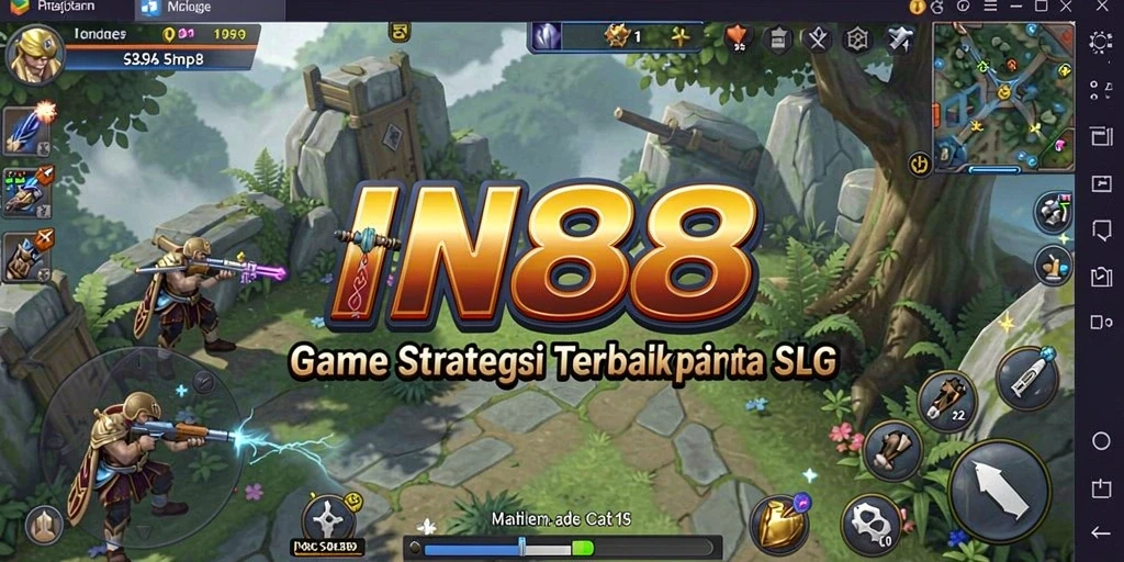 Tangkapan layar gameplay IN88 menampilkan strategi dan pertempuran yang mendalam.
