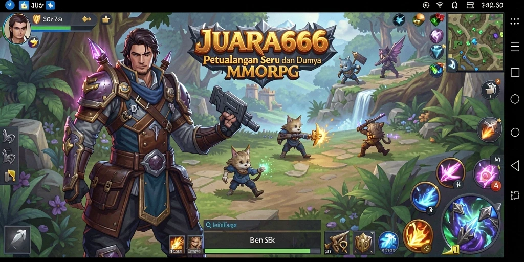 Screenshot gameplay JUARA666 menampilkan pertempuran epik dan grafik memukau.