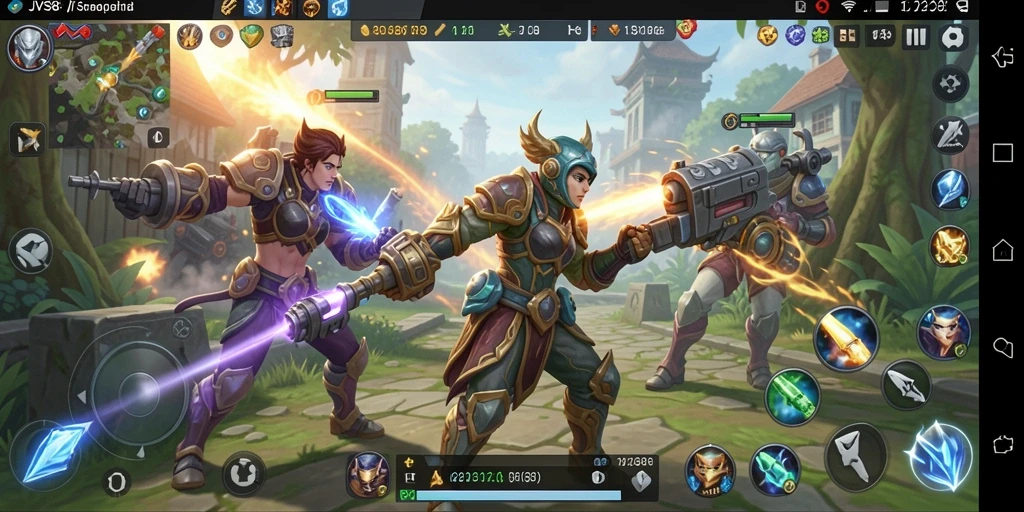 Tampilan gameplay seru dan mendebarkan dalam JVS88.