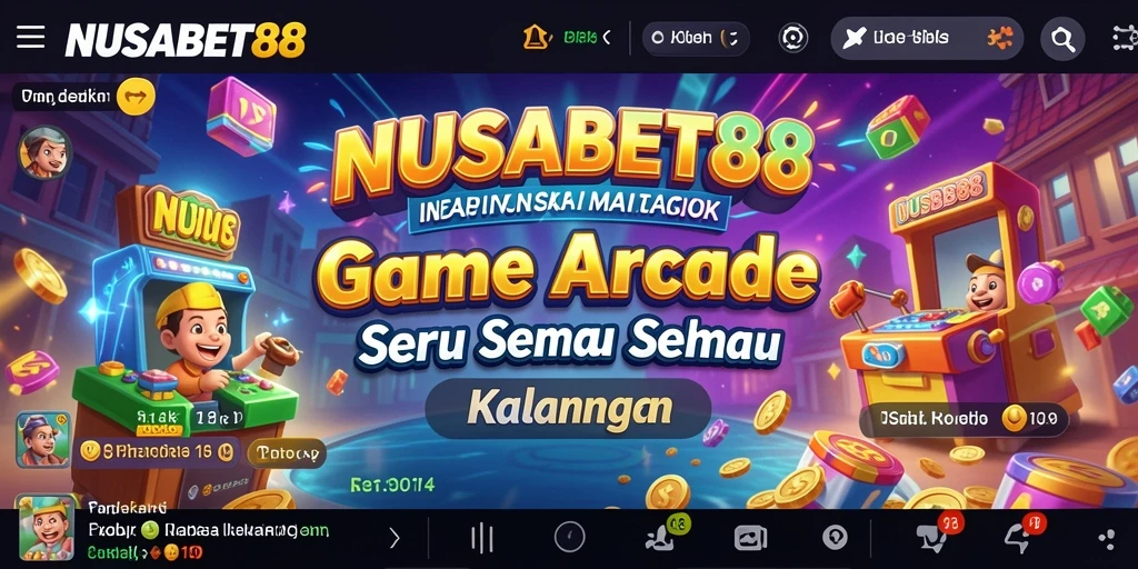 Tampilan seru gameplay NUSABET88 yang menantang.