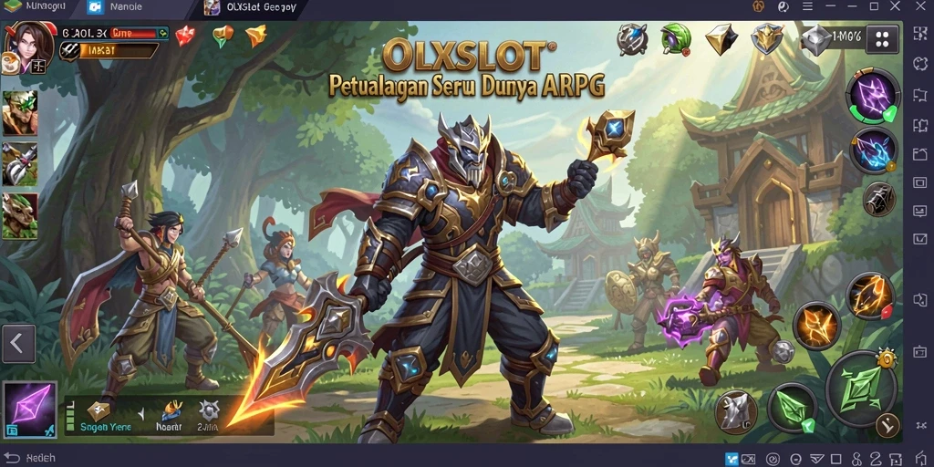 Tangkapan layar gameplay ARPG yang mendebarkan di OLXSLOT.