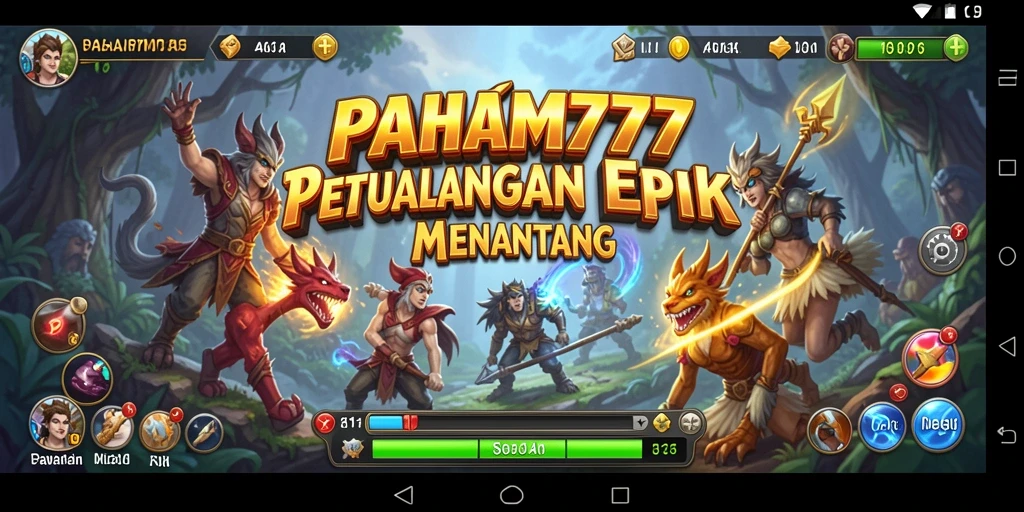 Tampilan gameplay menakjubkan dari PAHAM777 dalam petualangan yang mendebarkan.