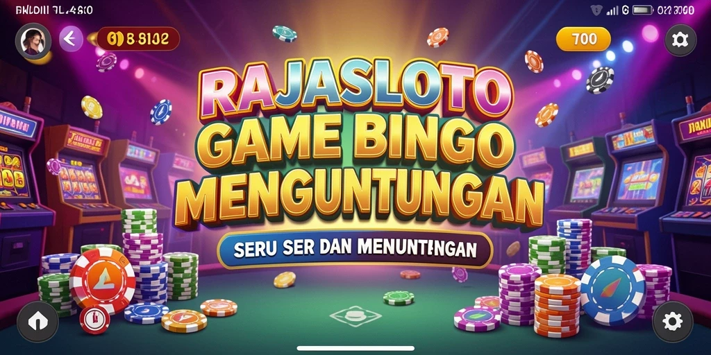 Tampilan menarik gameplay Bingo RAJASLOTO yang seru.