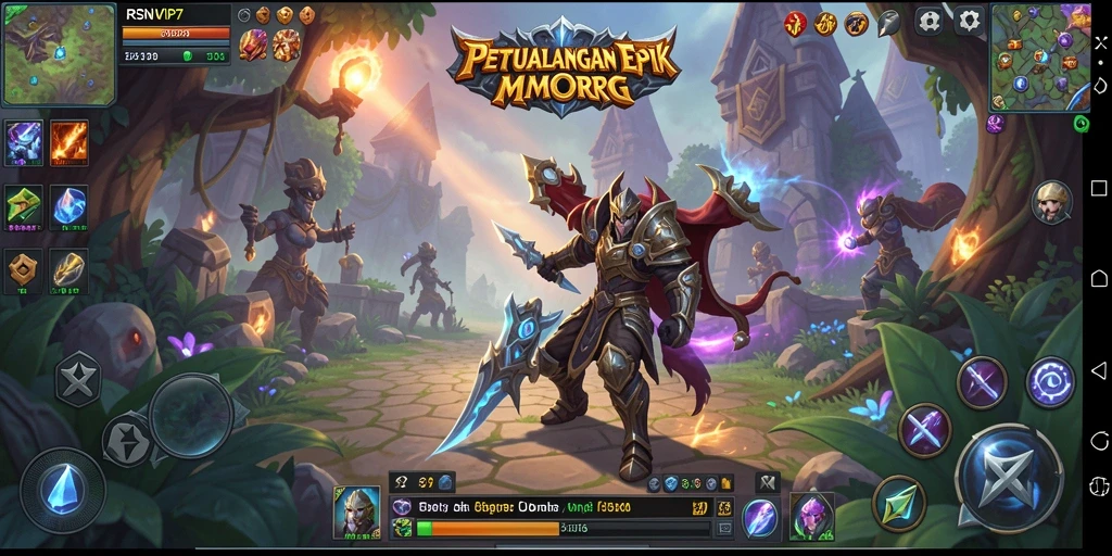 Tampilan gameplay RSNVIP7 yang menakjubkan dalam dunia MMORPG.