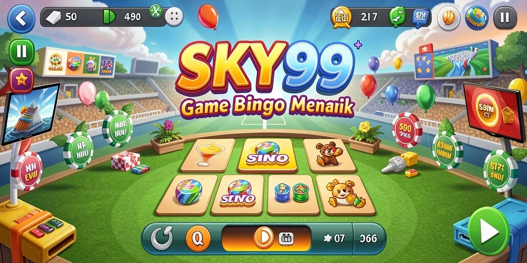 Tampilan gameplay Bingo yang menyenangkan di SKY99.
