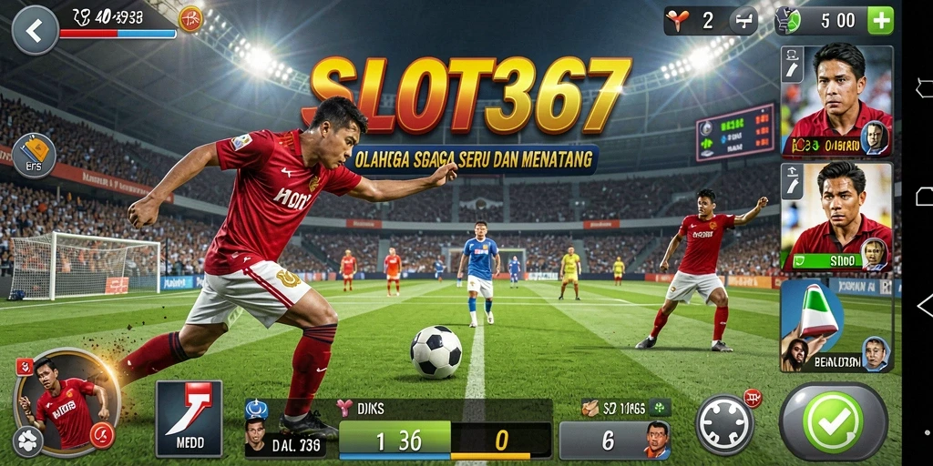 Tampilan gameplay seru dan menarik di SLOT367, memadukan olahraga dan kesenangan slot.