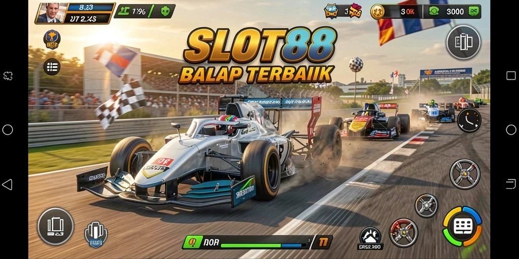 Gameplay SLOT88 menampilkan adrenalin balap yang mendebarkan.