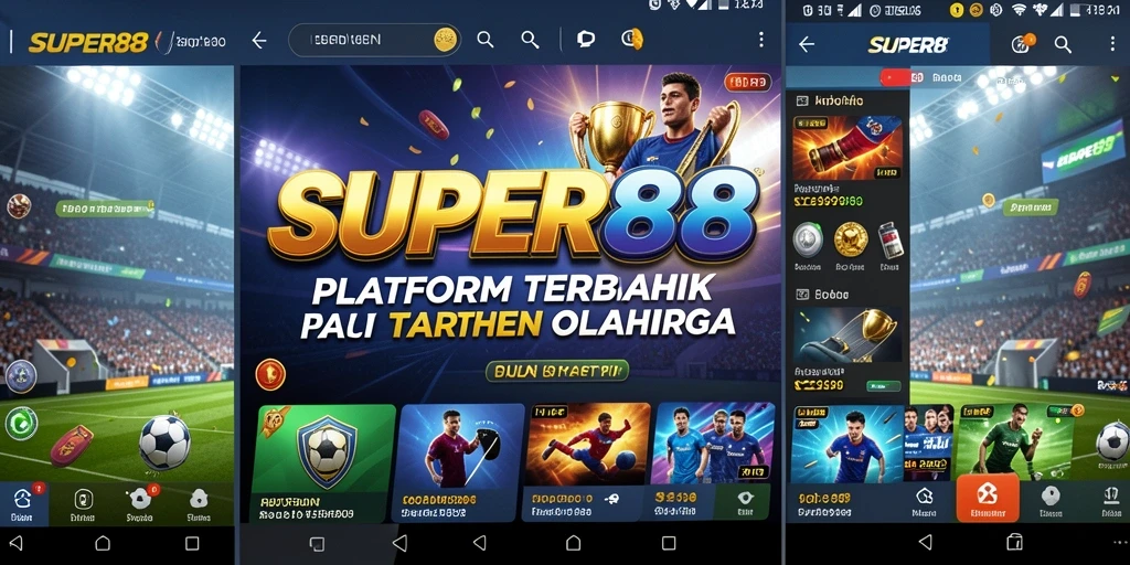 Tampilan gameplay menarik dalam aplikasi Sportsbook SUPER88.