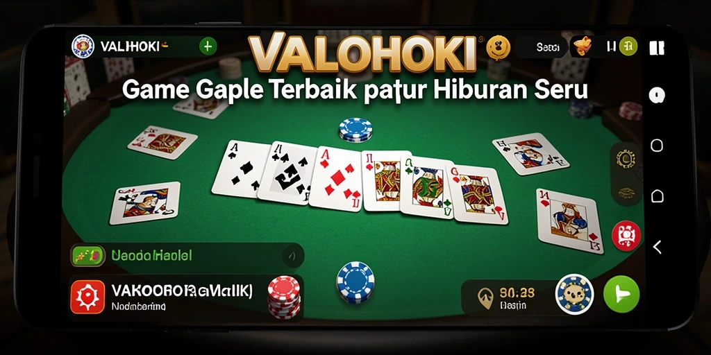Tampilan gameplay seru Gaple di VALOHOKI.