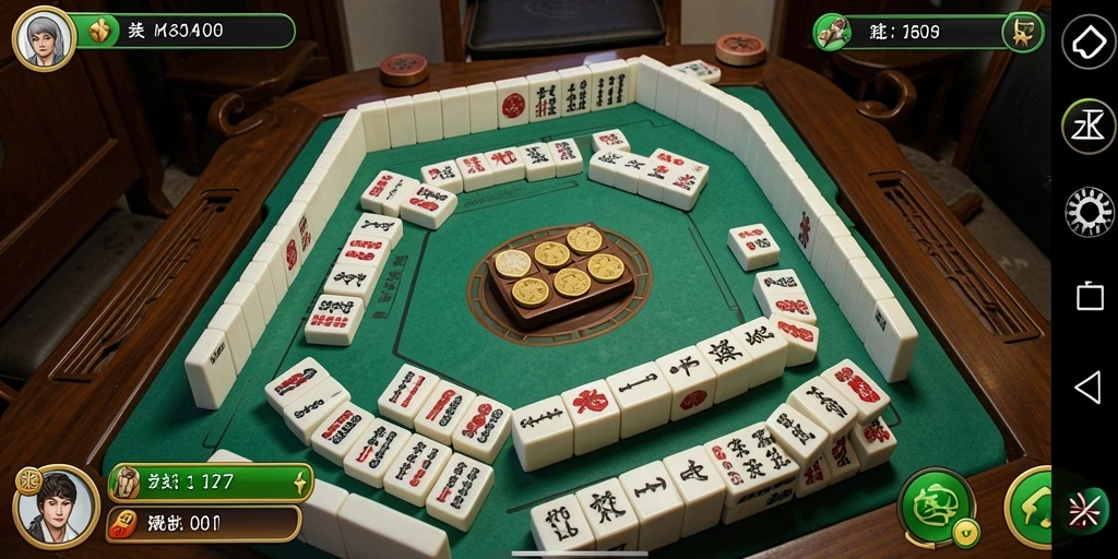 Tampilan gameplay Mahjong yang seru dan menantang di ZK7.